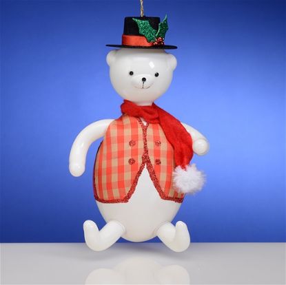 Picture of De Carlini Mr Christmas Bear Ornament