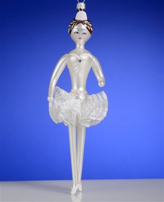 Picture of De Carlini Ballerina in White Ornament