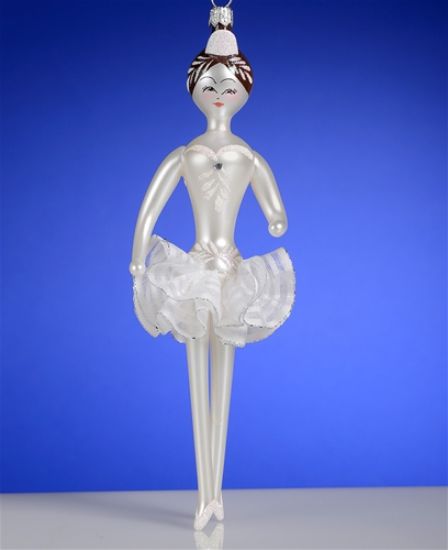 Picture of De Carlini Ballerina in White Ornament