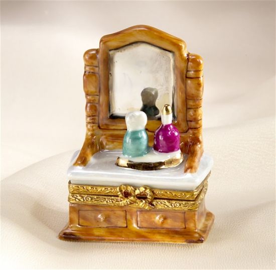 Picture of Limoges Vanity Box with Perfume Bottles
