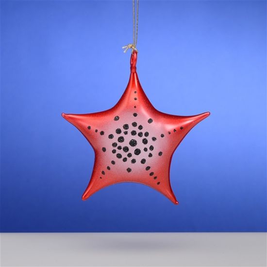 Picture of De Carlini Orange Starfish Ornament