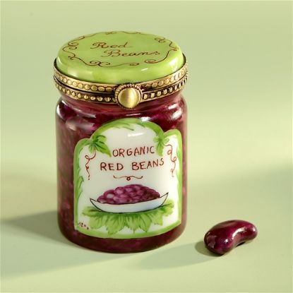 Picture of Limoges Organic Red Beans Jar Box with Beans