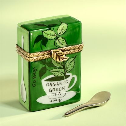 Picture of Limoges Organic Green Tea Box with Spoon