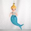 Picture of Mermaid Italian Glass Christmas Ornament