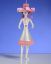 Picture of De Carlini Lady with Roses Hat Ornament