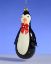 Picture of Penguin with Red Bow Italian Ornament 