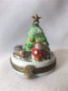 Picture of Limoges Santa and Train by Tree Box