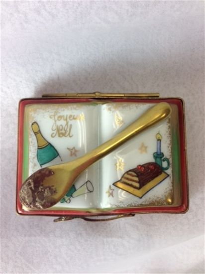 Picture of Limoges Joyeux Noel Christmas Cookbook Box 