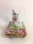 Picture of Limoges White Cat on Floral Pillow Box