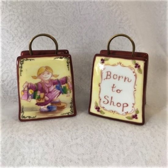 Picture of Limoges Born to Shop Shopping Bag Box, Each