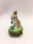 Picture of Limoges Little Brown Standing Rabbit on Grass Box