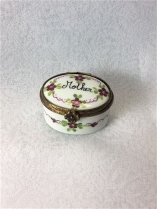 Picture of Limoges Mother Box with Flowers