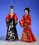 Picture of De Carlini Japanese Lady and  Man  Christmas Ornaments
