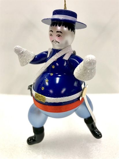 Picture of De Carlini Sargent from Zorro Christmas Ornament