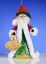 Picture of De Carlini Santa with Bag  Christmas Ornament