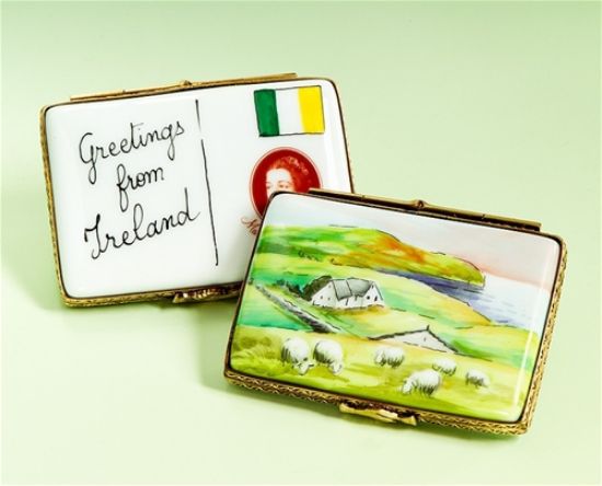 Picture of Limoges Ireland  Postcard Box