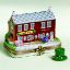 Picture of Limoges Irish Pub Red Building box with Hat