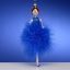 Picture of De Carlini Lady in Blue Dress with Bracelet Christmas Ornamentt 