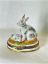 Picture of Limoges Mother and Baby Rabbit on Holly Box
