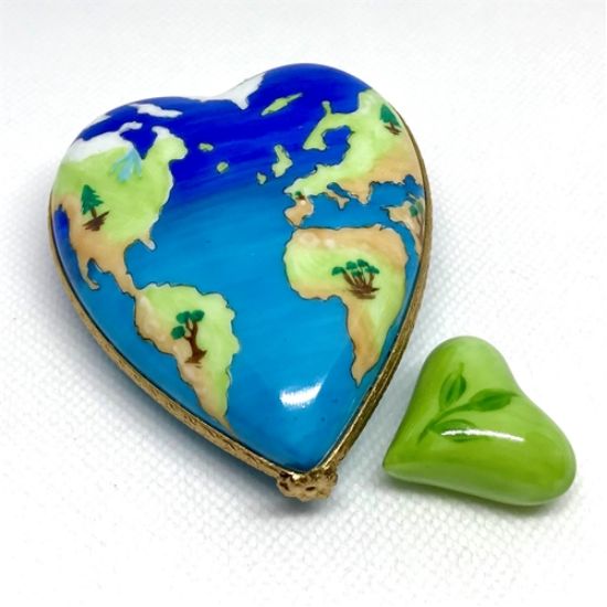 Picture of Limoges  Earth Heart Box with Heart