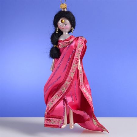 Picture for category De Carlini Indian Ladies Christmas Ornaments