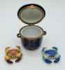 Picture of Limoges Blue Pot Box with 2 Crabs