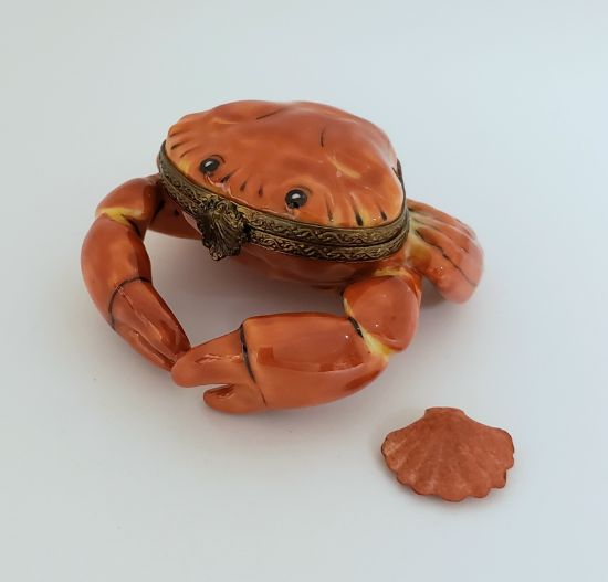 Picture of Limoges Orange Crab Box