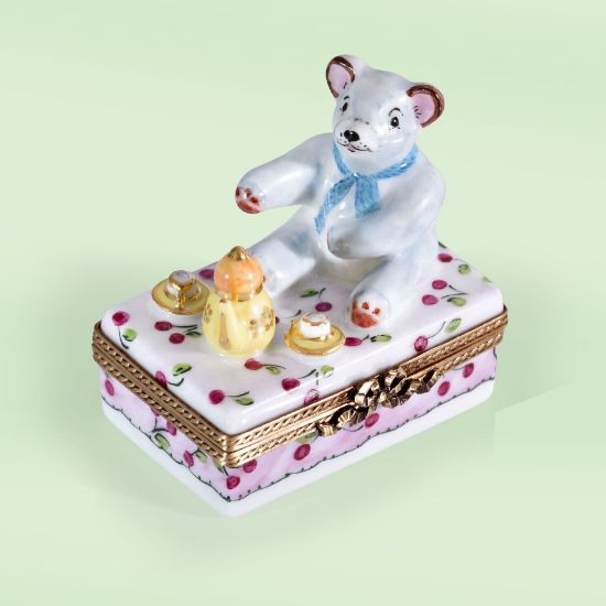 Picture of Limoges Teddy at Teatime Box