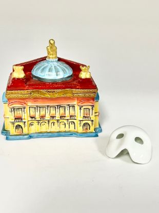 Picture of Limoges Paris Opera House Box  at NIght with Mask