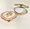 Picture of Limoges Pink and Gold Romantic Couple Box