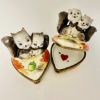Picture of Limoges Squirrel Couple on Heart Box