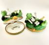 Picture of Limoges Tuxedo Frog with Champagne Bottle Box