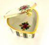 Picture of Limoges " Je T´Aime Heart with Roses and Stripes box