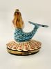 Picture of Limoges Brunette Mermaid Box