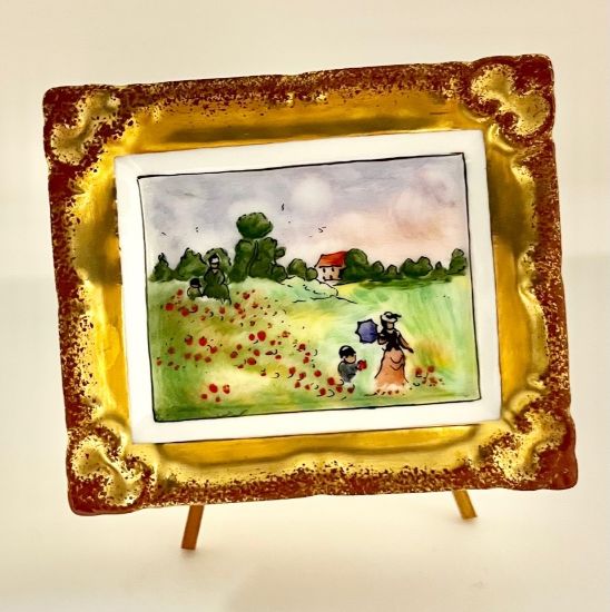 Picture of Limoges Monet Poppies' Feids Painting Box