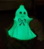 Picture of De Carlini  Glow in the Dark Halloween Ghost with Skirt Italian Ornament