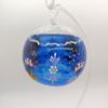 Picture of 4 Seasons Bird Austrian Blue Round Glass Ornament