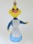Picture of Duck in Blue  Italian Glass Christmas Ornament 