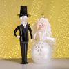 Picture of De Carlini Bride and Groom Christmas Ornaments Set/2