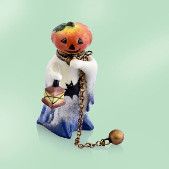 Picture of Limoges Jack O'Lantern Ghost with Lantern Box