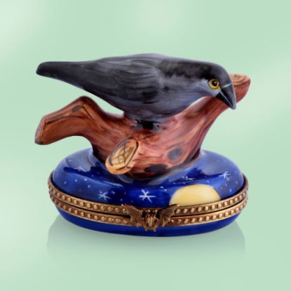 Picture of Limoges Black Raven at Night Box