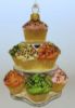 Picture of Cupcake Tier Polish Glass Ornament