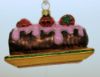 Picture of Chocolate Dessert with Strawberry Icing Polish Glass Ornament