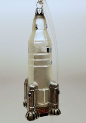 Picture of Rocket Ship  Spaceship Polish Glass Ornament