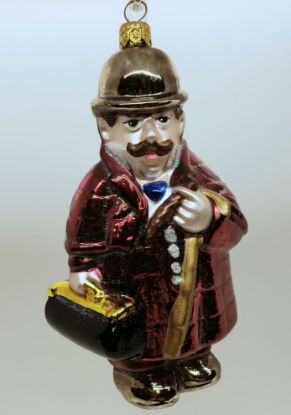 Picture of Dr Watson Polish Glass Ornament 