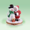 Picture of Limoges Santa and Snowman Box