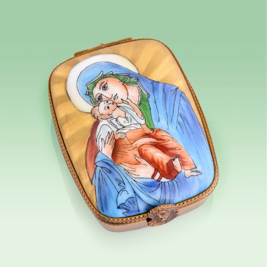 Picture of Limoges Madonna with Child Box