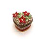 Picture of Limoges Chamart 3D Poinsettia Heart Box