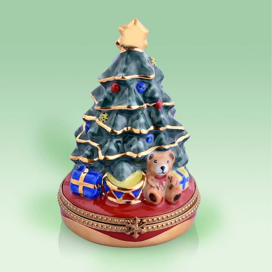 Picture of Limoges Christmas Tree with Teddy Box