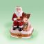 Picture of Limoges Santa with Reindeer and Bell Box 